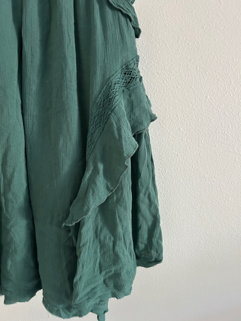 Free People more is more mini dress - frosty spruce NWT Medium - Picture 6 of 8
